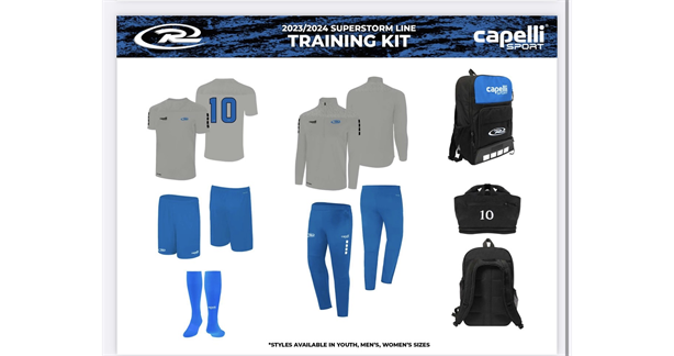 New Capelli Training Kits 2023/24